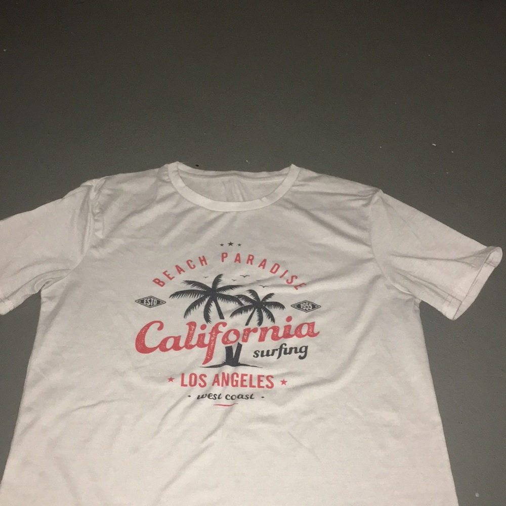 white california t-shirt